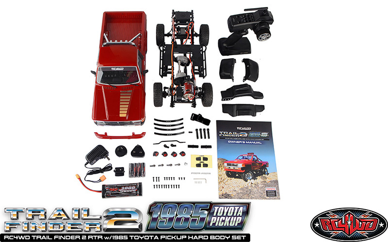 RC4WD Trail Finder 2 RTR 1985 Toyota Pickup Hard Body Set - Imagen 11